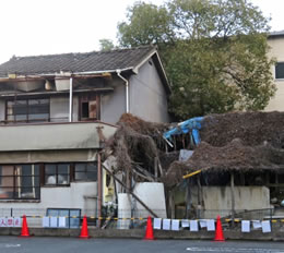 倒壊の恐れがある